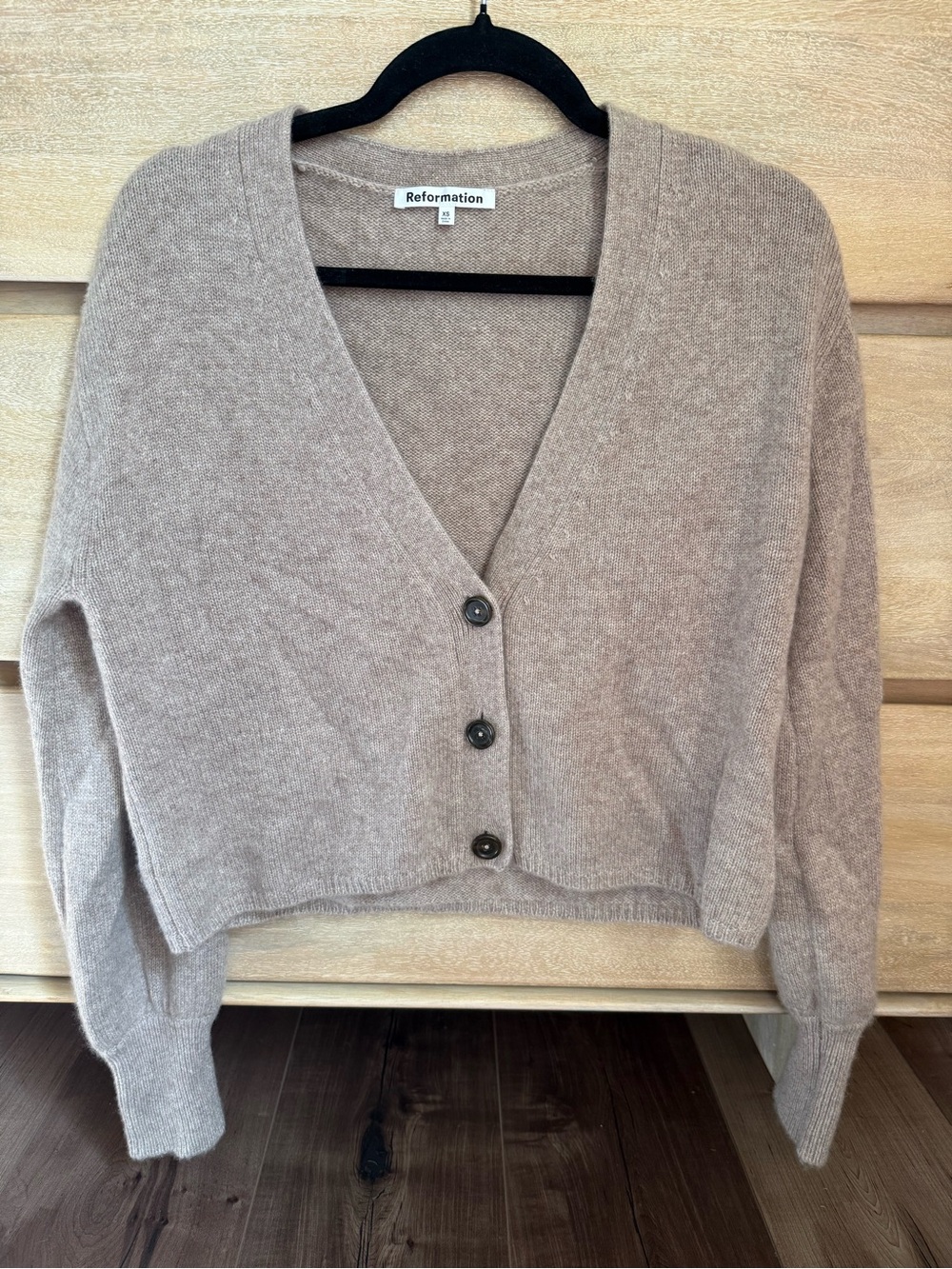NWOT Reformation Cashmere Cardigan Sweater